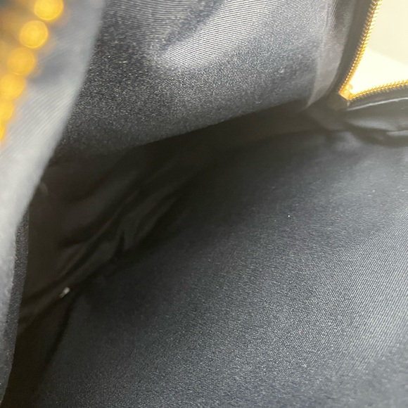 Coach Court Bawck Ruching Black Midnight / Gold - Picture 5 of 11